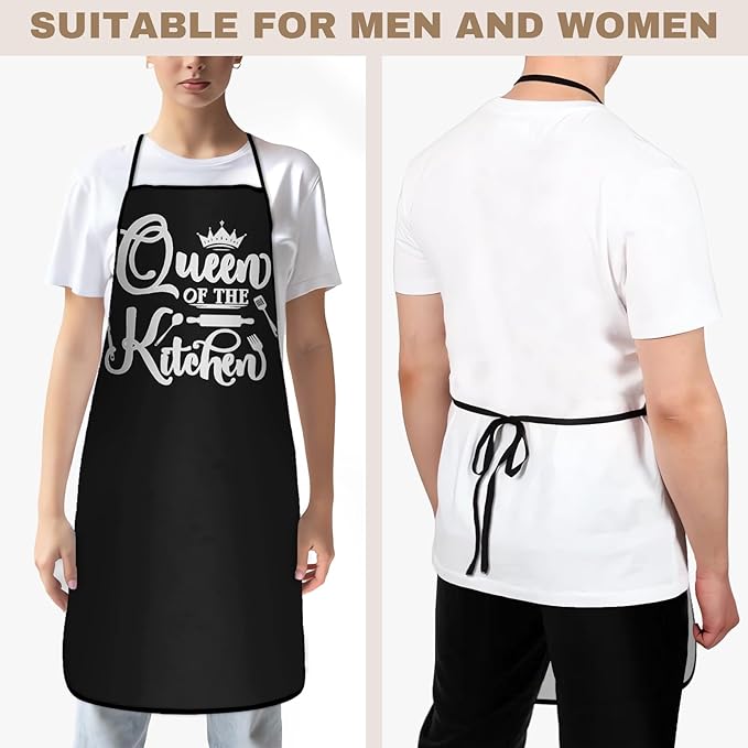 Funny Apron for Men Women Baking Gardening Sewing BBQ Waterproof Cute Gifts