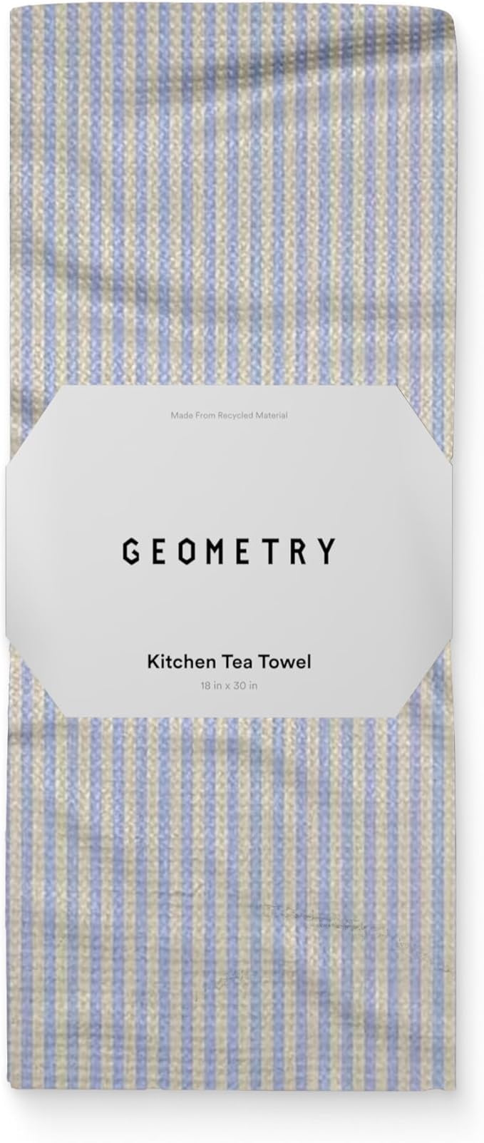 GEOMETRY Spring Kitchen Towels - Quick Dry Microfiber Cloth Spring & Summer Dish Towels for Kitchen Drying - Premium Quick Dry Towel - Cute Banana Lines, 18" x 30" - 1-Pack