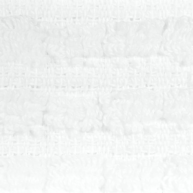 Ritz Royale Collection 100% Combed Terry Cotton, Highly Absorbent, Kitchen Dish Cloth Set, 13-3/4" x 12", 3-Pack, Solid, White
