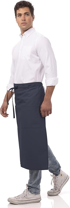 Chef Works Unisex Two Pocket Bistro Apron