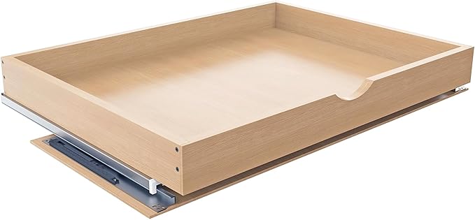 Pull Out Drawers for Cabinet Wood 33" W x 23" D x 4.5" H Slide Out Organizer and Storage Kitchen Cabinet Drawers Slide Out Shelves Pull Out Shelves in Kitchen Pantry Bathroom with Soft Close