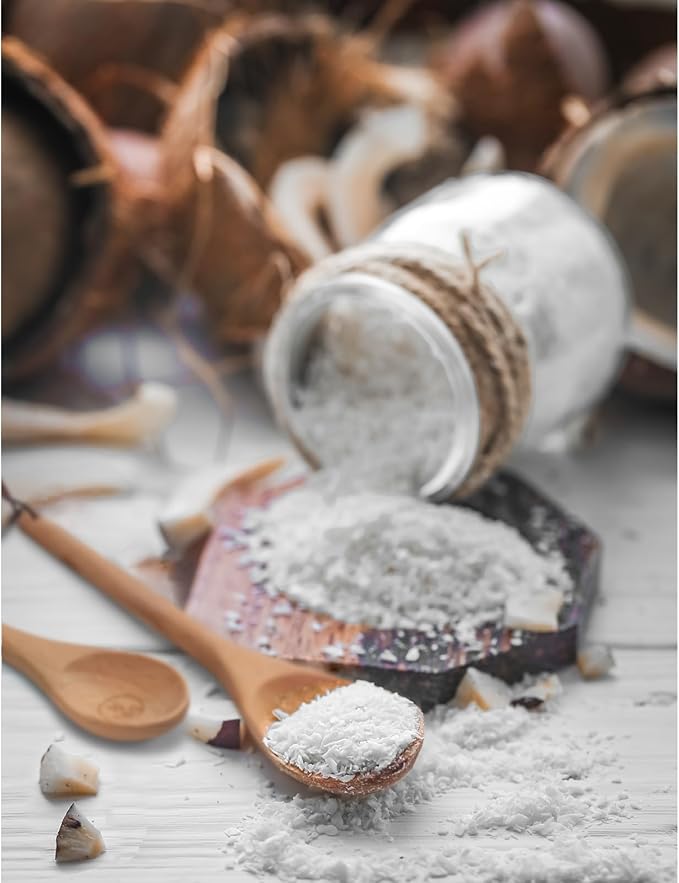 Wooden Meauring Spoons Set of 6 - Long Handle Beechwood Measuring Spoons 1/8 TSP, 1/4 TSP, 1/2 TSP, 1 TSP, 1/2 tbsp & 1 tbsp for Measuring Dry Ingredients for Cooking Baking Gift(10 inch)
