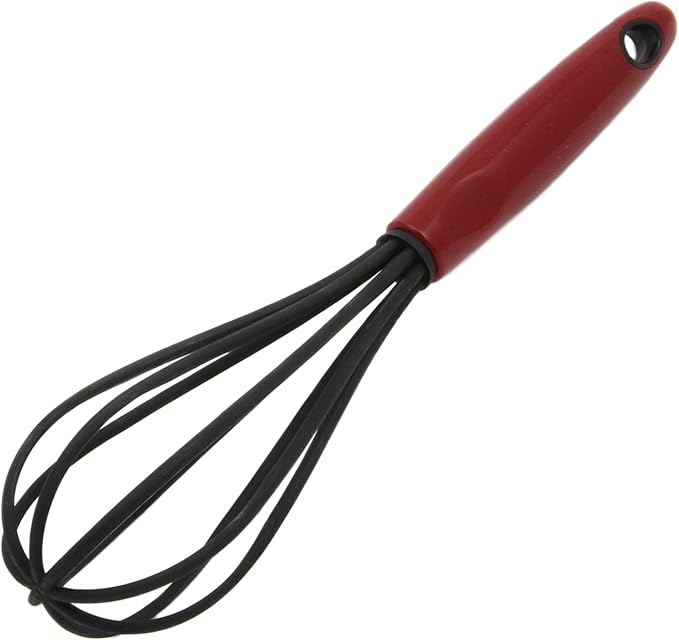 Chef Craft Select Nylon Sturdy Whisk, 10.5 inch, Red