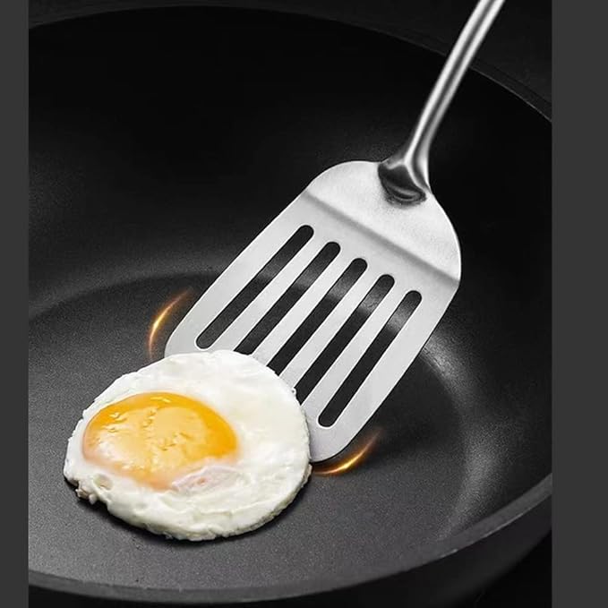 Spatula Slotted Turner Stainless steel 304 Kitchen Cooking Utensils For Home Resturant Flipping kitchen tool grilling,Fish, Eggs and Burgers Durable and Sturdy
