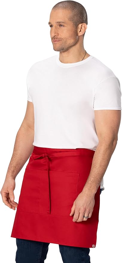 Chef Works Unisex Half Bistro Server Apron