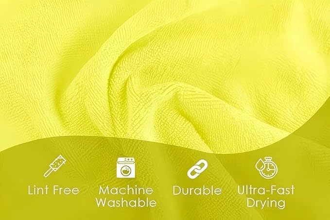 48 Pack 16'x16' Microfiber Household Cleaning Cloths - Multi-Purpose, Machine Washable, Absorbent Towels for Kitchen, Car, Home Appliances (16x16 48pk)