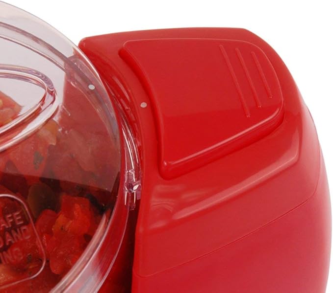 Kitchen Selectives Mini Chopper - Electric Chopper & Cutter for Vegetables & More - Reliable Kitchen Appliance - Mini Food Processor for Onions, Parsley & More - 1 1/2-Cup, Red
