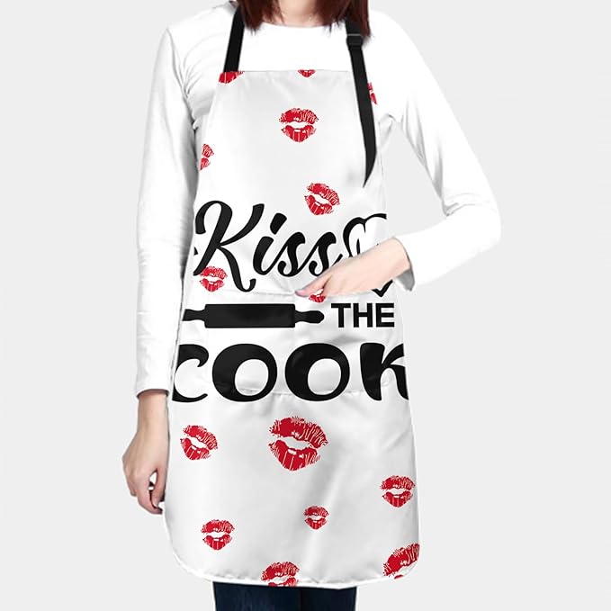 Imiss Waterproof Stain-Resistant Cooking Chef Aprons for Grill BBQ Baking 27 X 31 Inch
