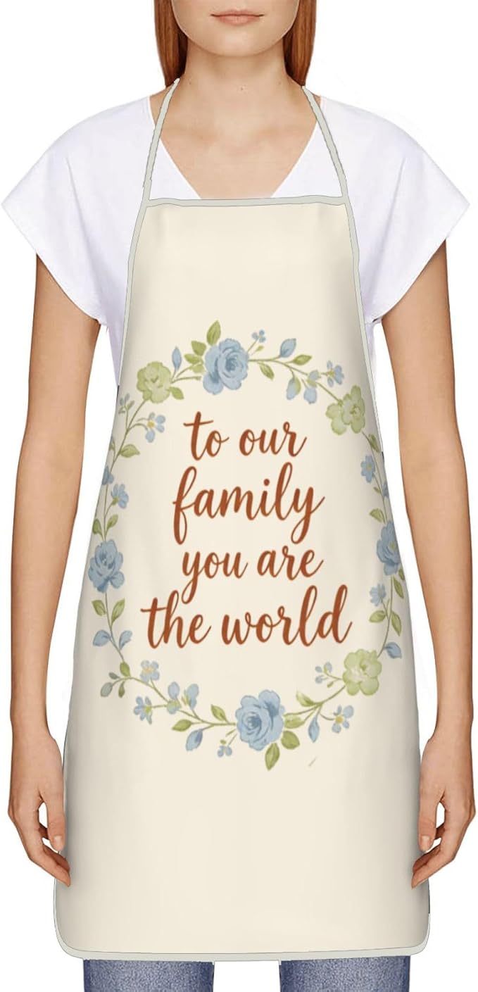 Mothers Day Gifts Womens Aprons for Cooking,Gifts for Mom Anniversary Valentine's Day,Birthday Gifts for Women,Funny Kitchen BBQ Painting Matching Apron