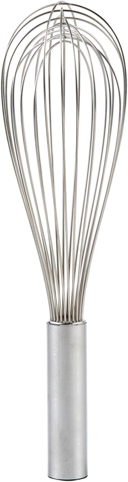 Met Lux 12 x 2.5 x 2.5 Inch Baking Whisk With Ergonomic Handle - Dishwashable Stainless Steel Whisk For Whipping Or Cooking
