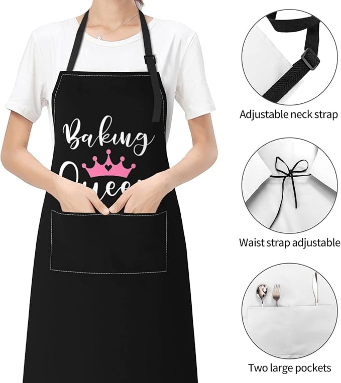 Funny Apron Adjustable Cooking Kitchen Chef Apron Funny Bib Aprons For Women Men