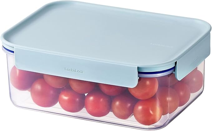 LocknLock HPL415 Classic-Plus Plastic Food Storage Container with Lid for Kitchen, Lunch, Meal Prep, and Leftovers, BPA-Free, Airtight, Leakproof, Microwave, Dishwasher, Freezer-Safe, 1.65L