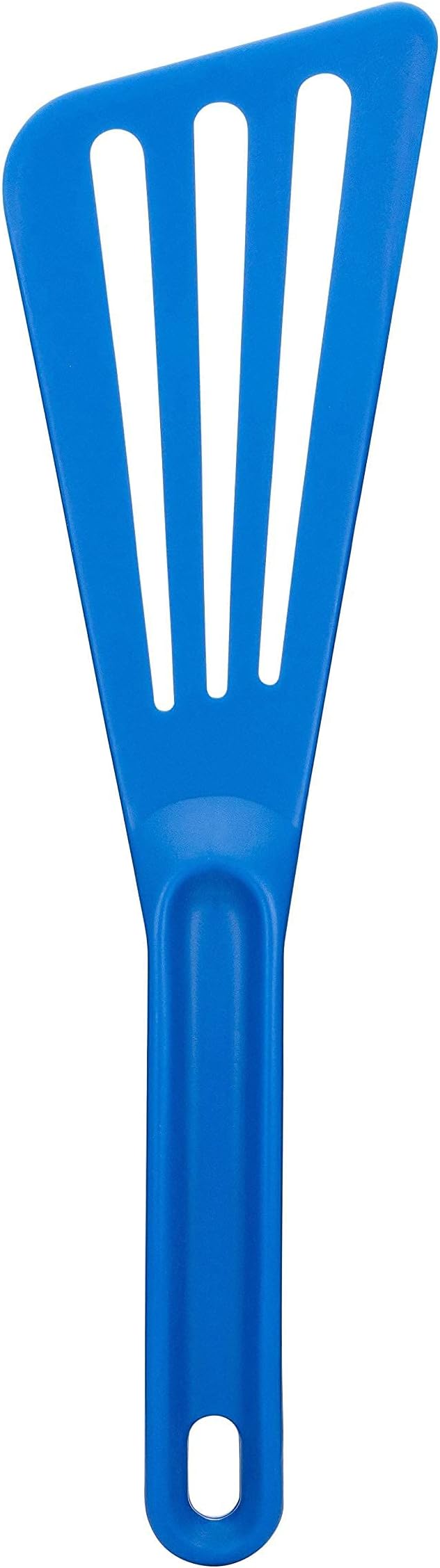 Matfer Bourgeat Exoglass® High Temperature Slotted Pelton Spatula/Turner, Blue