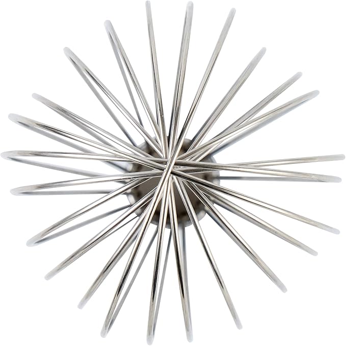 Met Lux 12 x 2.5 x 2.5 Inch Baking Whisk With Ergonomic Handle - Dishwashable Stainless Steel Whisk For Whipping Or Cooking