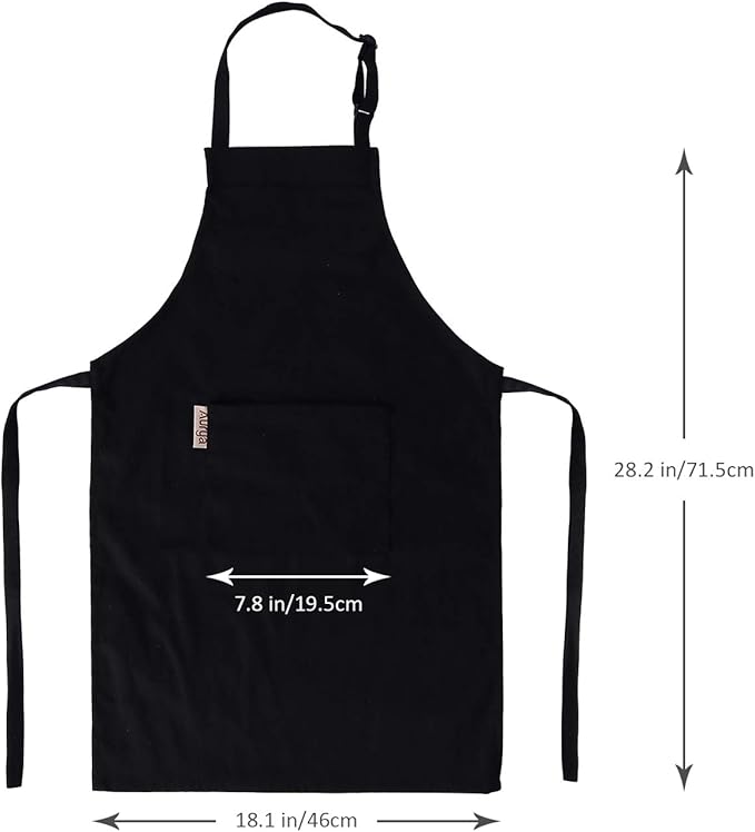 Adjustable Apron and Chef Hat Set for Cooking and Baking