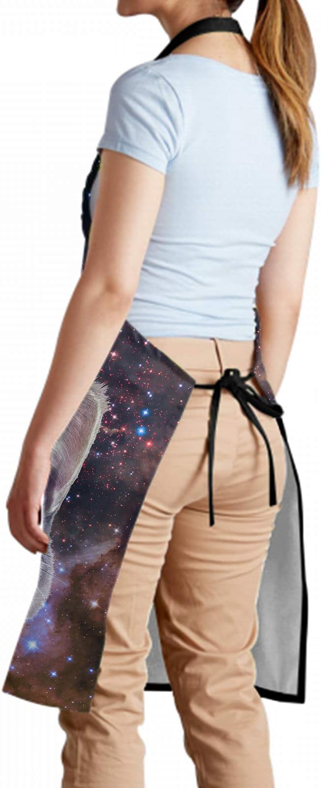 Funny Apron Polyester Grooming Aprons with Pocket for Cooking Kitchen Grilling Adults