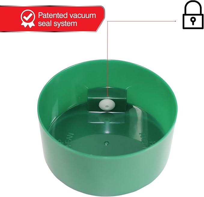 Tightvac - 3oz to 12 Ounce - Patented Airtight Container | Multi-use Vacuum Container Works as Smell Proof Containers for Herbs and Dry Goods. Green Black