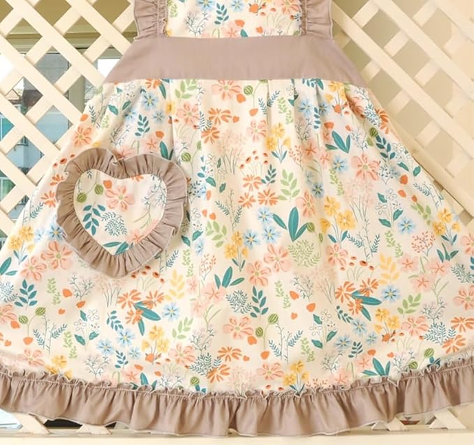 CRB Fashion Womens Cooking Baking Apron | Ladies, Woman, Kitchen Chef Aprons with Pocket