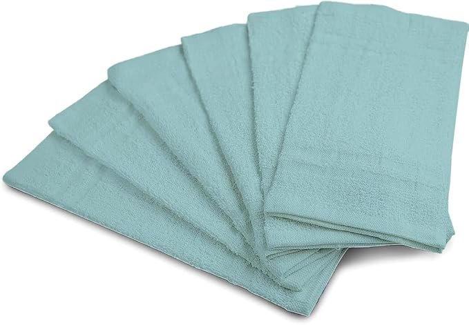 100% Cotton Washcloth - 60 Pack|700 GSM|Soft Face & Body Washcloth|Highly Absorbent|12 x 12 Inch|Aqua