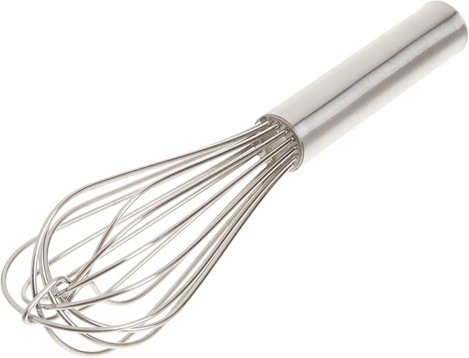 Soro Essentials- 10" Stainless Steel French Whip Whisk with Thick Rigid Wire- Wire Whisk Kitchen Whisk Balloon for Whisking Cooking Beating Blending Stirring Ingredients Mixing Sauces Baking Cake