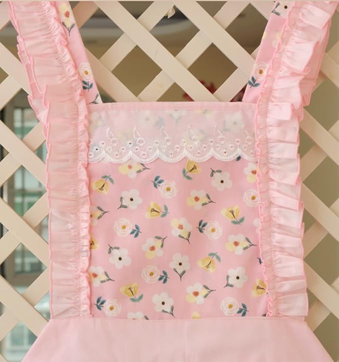 CRB Fashion Womens Cooking Baking Apron | Ladies, Woman, Kitchen Chef Aprons with Pocket