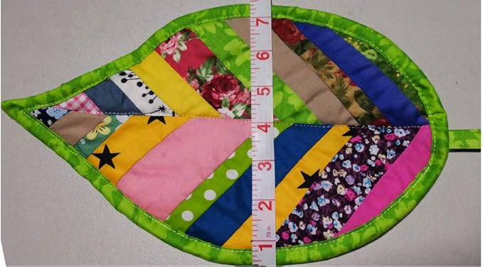 4 PCS Leaves Pot Holders for Kitchen Hot Pads 100% Cotton for BBQ/Cooking/Baking/Grilling/Microwave/Barbecue