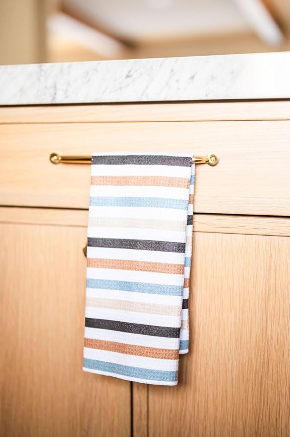 || 3 Pack Double Sided || Kitchen Towels || Dish Towels || Highly Absorbent || Hanging Loop || Dish Cloths || Modern || Designer Prints (dots,Stripes,Checkered)
