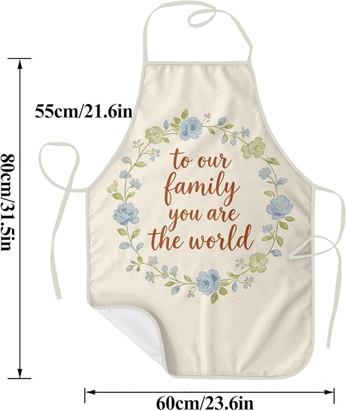 Mothers Day Gifts Womens Aprons for Cooking,Gifts for Mom Anniversary Valentine's Day,Birthday Gifts for Women,Funny Kitchen BBQ Painting Matching Apron