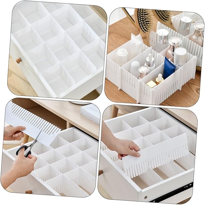 PRETYZOOM 10pcs Home Drawer Separator Multipurpose Drawer Divider Neat Orderly Storage