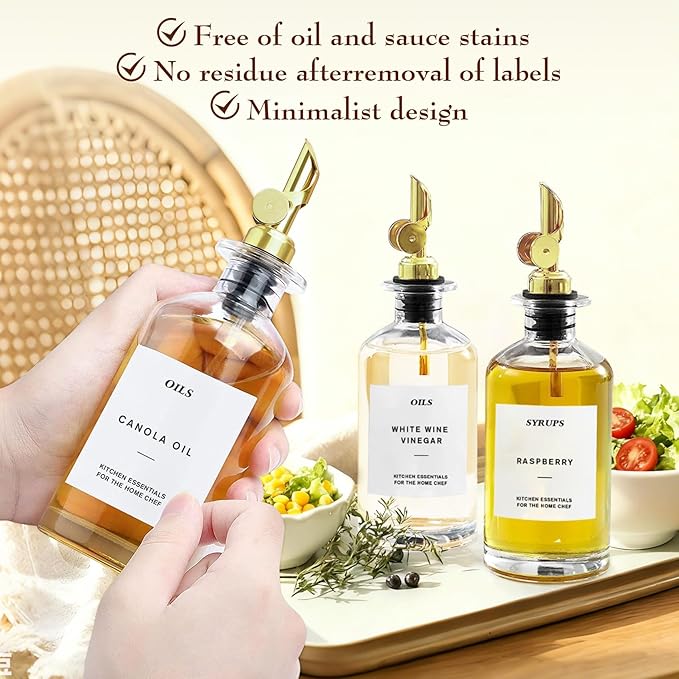 350 ML Premium Olive Oil Dispenser Bottles for Kitchen with Pourer, Elegant Olive Oil Bottle, Sprayer for Cooking, Vinegar Dispenser Bottle Set of 2,Home Oil Container As Gift (M)