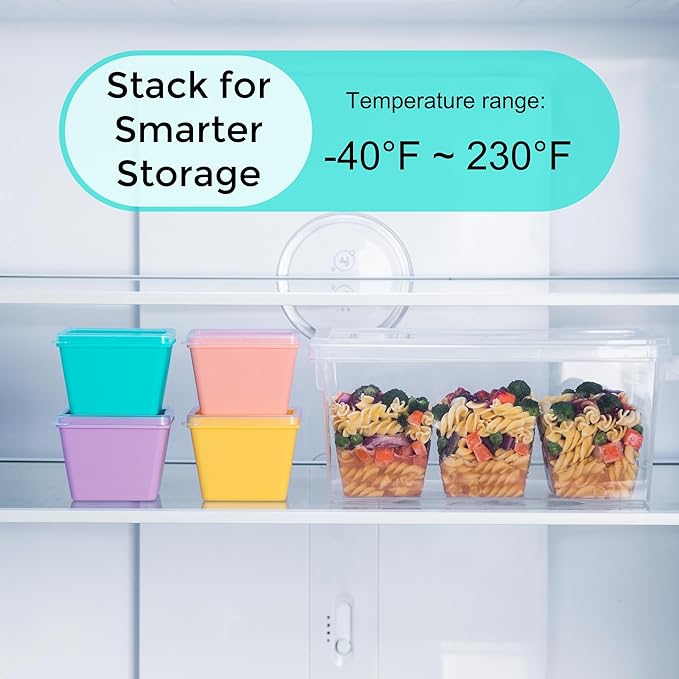 Gemice 1-Cup Silicone Freezer Molds with Lids, Individual 4-Pack Portion Soup Cubes Freezer Trays for Food Storage, Oven & Dishwasher Safe, BPA-Free, Silicone Freezer Containers for Meal Prep
