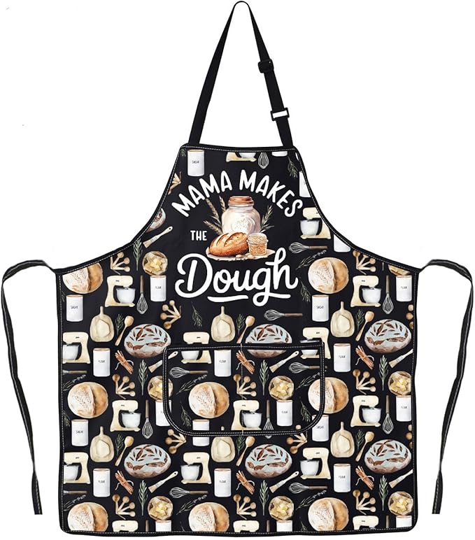 JNIAP Bread Baking Apron Bread Baker Aprons i Loaf Sourdough Baking Mom Gifts Baking Master Apron