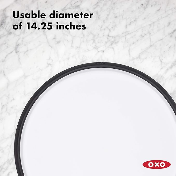 OXO Good Grips Lazy Susan Turntable, 16-Inch | White | Pack of 2