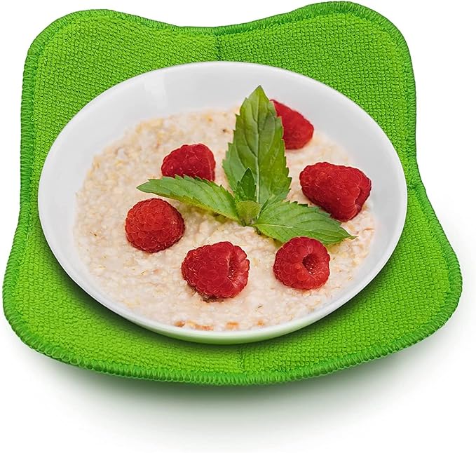Aticca Microwave Bowl Cozy Holders for Hot Food Set of 4 Hot Pads for Bouillon Cups Multipurpose Heat Proof Plate Holder