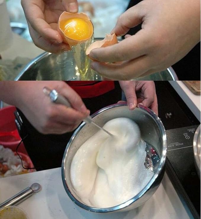 Egg Whisk Egg Beater Stainless Surround helixSpring Coil Egg Frother, Milk and Egg- Kitchen Utensils for Blending,Magic Hand Held Sauce Stirrer Frother 10"…