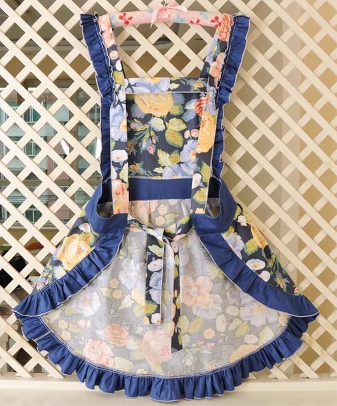 CRB Fashion Womens Cooking Baking Apron | Ladies, Woman, Kitchen Chef Aprons with Pocket