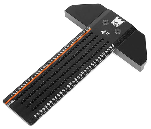 Wen 4-Inch T-Shaped Marking Ruler (ME804R)