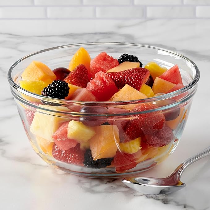 Anchor Hocking Glass Mixing Bowl, 1.5-Quart, Clear