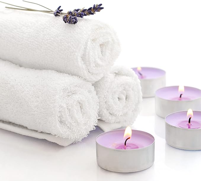 Towel and Linen Mart White Salon Towels, Pack of 12 (Not Bleach Proof, 16 x 27 Inches) Highly Absorbent Towels for Hand, Salon, Gym, Beauty, Spa, and Home Hair Care (White)