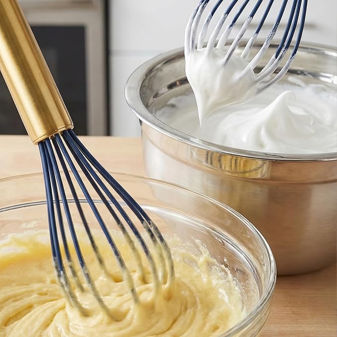 Farberware Professional Silicone Mini Whisks, Set of 2 (Blue)