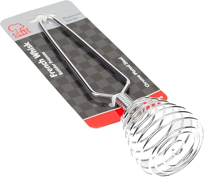 Chef Craft Select French Egg Whisk, 7.25 inches in Length, Stainless Steel