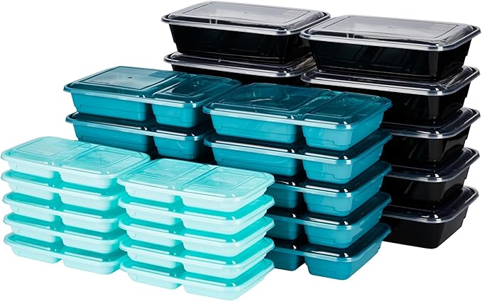GoodCook Meal Prep 60-Piece Container Set, Made Without BPA