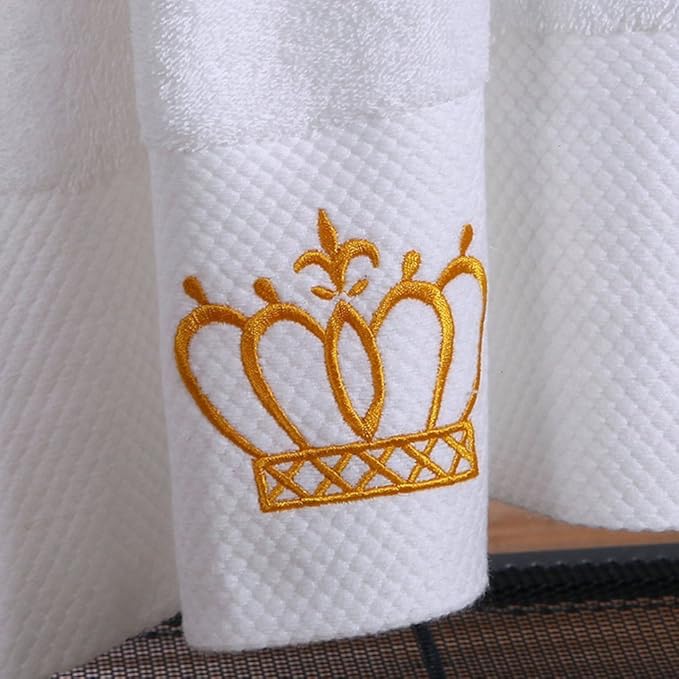 Sunshinejing Premium 100% Cotton Bath Towel Set;1 Bath Towels,1 Hand Towel & 1 Washcloth,Luxury Bathroom Super Soft and Highly Absorbent,Hotel & Spa Quality