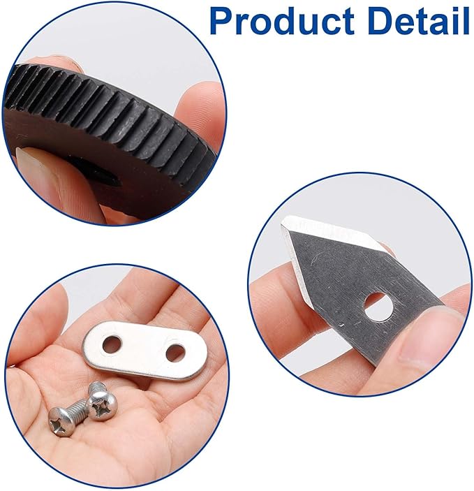 Commercial Can Opener Replacement-Parts Kit - Knife/Blade & Gear Compatible Manual Can Opener