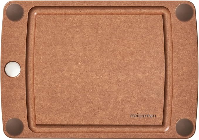Epicurean All-in-One 10" × 7" Cutting Board, Nutmeg