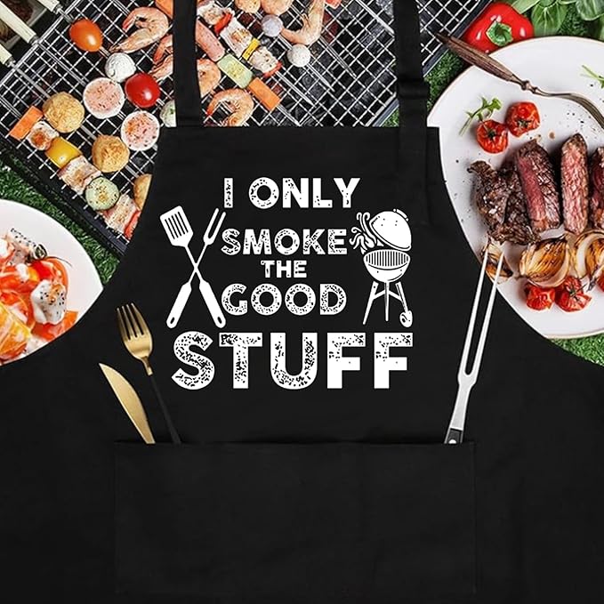 ONFAON Funny Apron for Men Women, Father's Day Gifts, Gifts for Mom,Birthday Gifts for Men Women，Cooking Grilling Apron