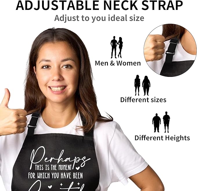 Funny Apron For Women Men Cooking Baking BBQ Grill Chef Waterproof Aprons Birthday Valentine's Gifts For Mom Dad Wife