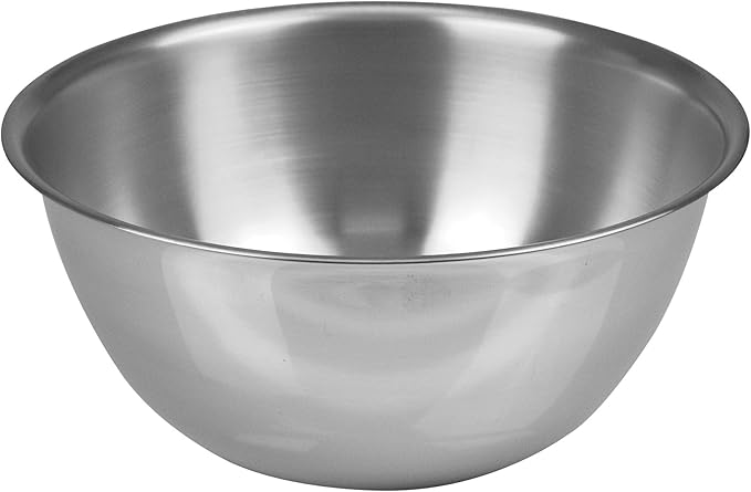 Fox Run Stainless Steel Mixing Bowl, 10.75 Quart Capacity Large Metal Bowl