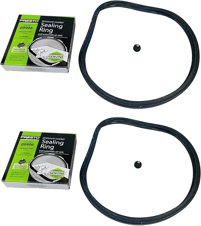 2 Pk, Presto Pressure Cooker Sealing Ring Gasket 09906