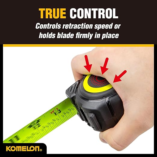 Komelon 16' Retraction Control Tape Measure